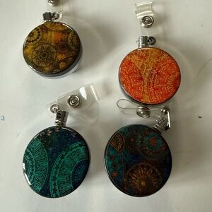 Colorful Mandala Design Key & Card Holders